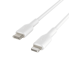 Belkin BOOST CHARGE USB-C - Lightning kábel 1m fehér (CAA003bt1MWH) (CAA003bt1MWH)