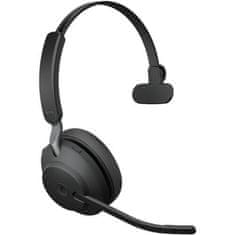 Jabra 26599-889-999 Evolve2 65 Mono Vezeték nélküli 1.0 Fejhallgató Fekete