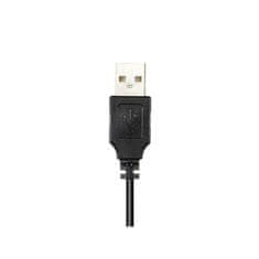 Hama 00139924 HS-USB300 Vezetékes 2.0 Fejhallgató Fekete