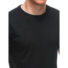Edoti Férfi egyszínű póló S1930 fekete MDN125241 M