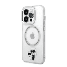 Karl Lagerfeld and Choupette MagSafe NFT hátlap tok Apple iPhone 14 Pro átlátszó (KLHMP14LHNKCIT) (KLHMP14LHNKCIT)