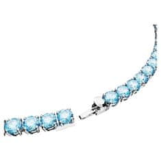 Swarovski Káprázatos nyaklánc kék cirkónium kövekkel Matrix Tennis 5661187