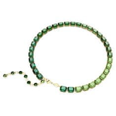 Swarovski Jellegzetes nyaklánc zöld kristályokkal Millenia 5671257