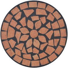 Vidaxl Terrakotta mozaik kisasztal növénytartó asztal 41127