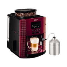 KRUPS Krups EA816570 Essential piros automata eszpresszó kávéfőző tejtartóval