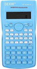 X TECH Tudományos számológép - 240 féle számítási funkcióval, kék