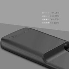 Tech-protect Powercase tok akkumulátorral Samsung Galaxy S24 Ultra 5000mAh, fekete