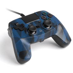 Snakebyte GAME:PAD 4 S vezetékes kontroller kék terepmintás (SB912399) (SB912399)