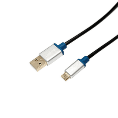 LogiLink USB 2.0 kábel USB-A/M - Micro-USB/M alu 1m (BUAM210) (BUAM210)