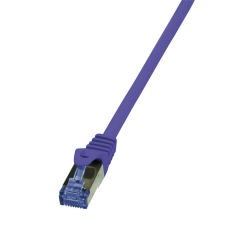 LogiLink Patch kábel PrimeLine Cat.6A S/FTP 7,5m lila (CQ308VS) (CQ308VS)