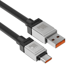 BASEUS CoolPlay USB-A - USB-C kábel 100W 2m fekete (CAKW000701) (CAKW000701)