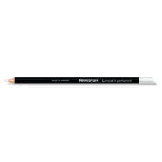 Staedtler "Lumocolor 108" henger alakú, vízálló ceruza fehér (glasochrom) (108 20-0) (108 20-0)