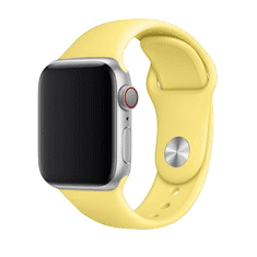 FIXED Apple Watch 38mm/40mm/41mm szilikon szíj szett ságra (FIXSST-436-YL) (FIXSST-436-YL)