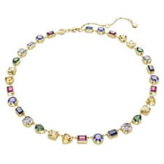 Swarovski Aranyozott nyaklánc színes kristályokkal Stilla 5662915