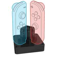 Qware Gaming Starter Kit, Nintendo Switch, 6 elemes, Kék-Piros, Konzol kiegészítő csomag