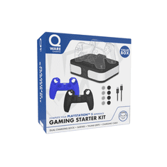 Qware Gaming Starter Kit, PlayStation 5, 4 elemes, Konzol kiegészítő csomag