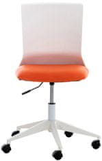 BHM Germany Apolda irodai szék, műbőr, narancssárga