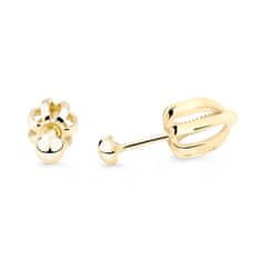 Cutie Jewellery Bedugós sárga arany fülbevaló Z5003-30-X-1