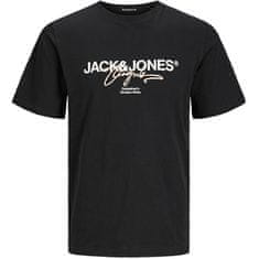 Jack&Jones Férfi póló JORARUBA Standard Fit 12255452 Black (Méret XXL)