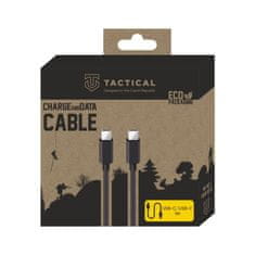 Tactical Tactical Smooth Thread USB-C/USB-C kábel 1m - Fekete