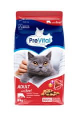 PreVital Adult száraz eledel macskáknak marha, 8 kg