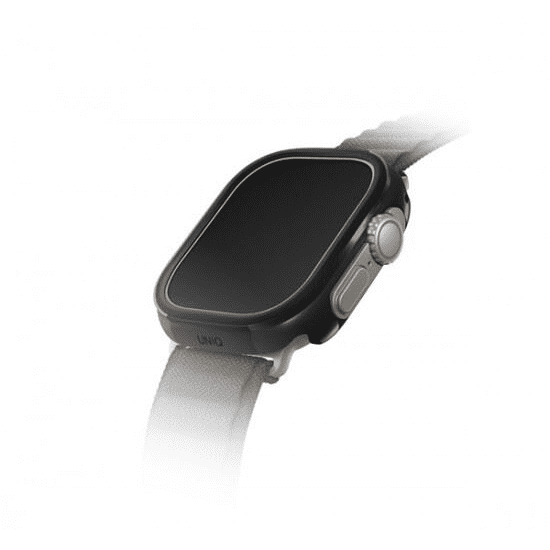 UNIQ Valencia Apple Watch Ultra 49mm aluminium tok fekete (UNIQ-49MM-VALBLK) (UNIQ-49MM-VALBLK)