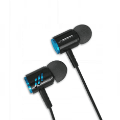 Esperanza mikrofonos fülhallgató fekete-kék (EH207KB) (EH207KB)