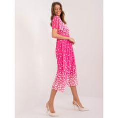 ITALY MODA Női mintás ruha sötét rózsaszín DHJ-SK-11331-6.39_407757 Univerzális