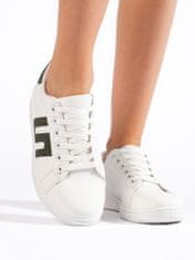 Amiatex Női tornacipő 107983 + Nőin zokni Gatta Calzino Strech, fehér, 41