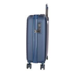 Jada Toys MOVOM Wood Navy Blue, kagyló bőrönd, 55x40x20cm, 38L, 5319164 (kicsi)