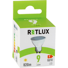 Retlux RLL 417 LED spot izzó 9W 820lm 3000K GU10 - Meleg Fehér (RLL 417)