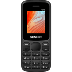 SENCOR Element P013 Mobiltelefon - Fekete (ELEMENT P013)
