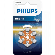 PHILIPS Minicells hallókészülék elem PR48 (ZA13B6A/00) (ZA13B6A/00)