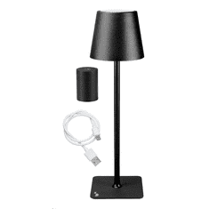Beper P201UTP111 asztali lámpa USB töltéssel fekete (P201UTP111)