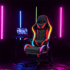 Delight Bemada gaming szék fekete-piros (BMD1115RD) (BMD1115RD)
