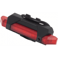 Esperanza VELORUM USB LED hátsó kerékpárlámpa beépített akkumulátorral (EOT014) (EOT014)