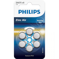 PHILIPS Minicells hallókészülék elem PR44 (ZA675B6A/00) (ZA675B6A/00)
