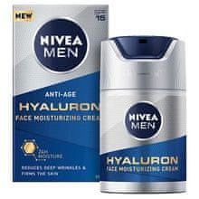 Nivea Nivea - Men Hyaluron Face Moisturizing Cream SPF 15 - Moisturizing anti-wrinkle cream 50ml 