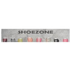 Vidaxl mosható shoezone feliratos bársony konyhaszőnyeg 60x300 cm 136563