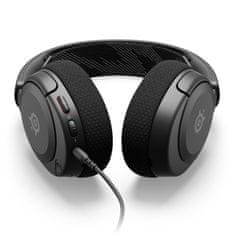 SteelSeries 61606 Arctis Nova 1 Vezetékes 2.0 Gamer Fejhallgató Fekete