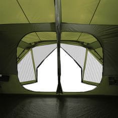 Vidaxl 10 személyes zöld gyorskioldó vízálló családi sátor 94289