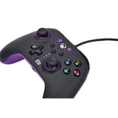 Power A Enhanced Wired, Xbox Series X|S, Xbox One, PC, Purple Hex, Vezetékes kontroller