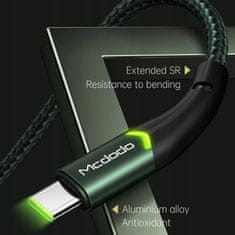 Mcdodo Mcdodo Usb-C Gyorstöltő Kábel Samsunghoz Usb Töltőhöz C Típusú Led 1M