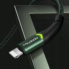 Mcdodo Mcdodo Usb Villám Gyors Töltő Kábel 36W Iphone 13 14 1M Vezetett Zöld