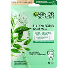 Garnier Szuper hidratáló tisztító arcmaszk zöld teával Moisture + Freshness (Tissue Super Hydrating & Purify