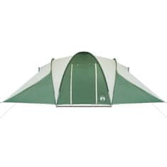 Vidaxl 6 személyes zöld vízálló kupolás családi sátor 94343