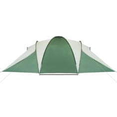 Vidaxl 6 személyes zöld vízálló kupolás családi sátor 94343