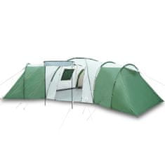 Vidaxl 12 személyes zöld vízálló kupolás családi sátor 94346