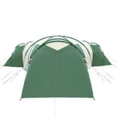 Vidaxl 12 személyes zöld vízálló kupolás családi sátor 94346