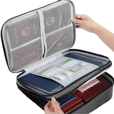 VIVVA® Dokumentumok tárolása, táska, 37 x 27 x 10 cm, zárral ellátott - DOCTURO